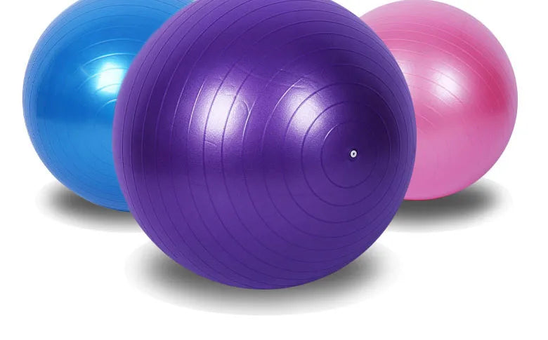 PVC Fitness Balls Yoga Ball Thickened Explosion-proof Exercise Home Gym Pilates Equipment Balance Ball 45cm/55cm/65cm/75cm/85cm