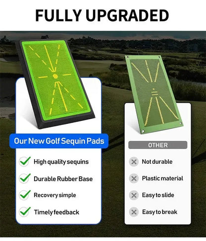 PGM Golf Strike Mat Bead Display Track Beginner Training Trace Detection Pad Swing Exerciser PM130-B