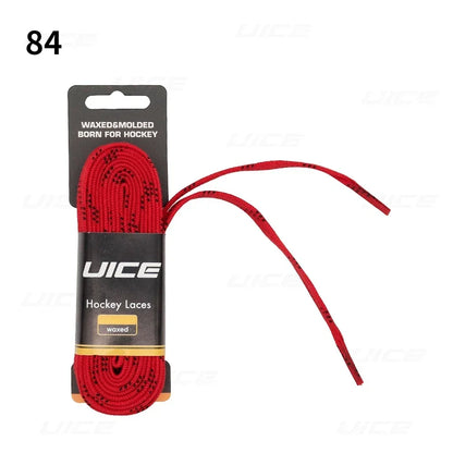 Ice Hockey Skate Laces 84 96 108 120inch Dual Layer Braid Reinforced Waxed Tip Design Hockey Skate Shoe Lacer Hockey Accessories