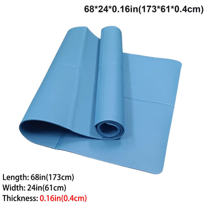 Foldable Yoga Mat Eco Friendly EVA Folding Travel Fitness Exercise Mat 3mm/4mm Thicknesses for Yoga Pilates & Floor Workouts