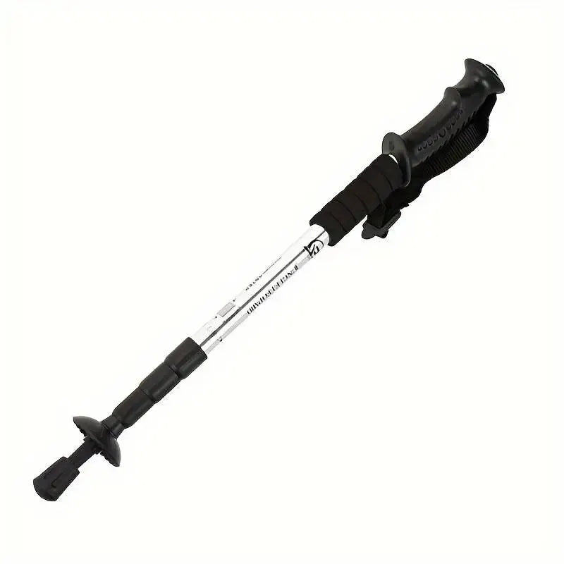 Trekking Poles Shock Absorption Foldable Ultralight Hiking Pole Suitable For Outdoor Camping Mountaineering Backpacking And Trip