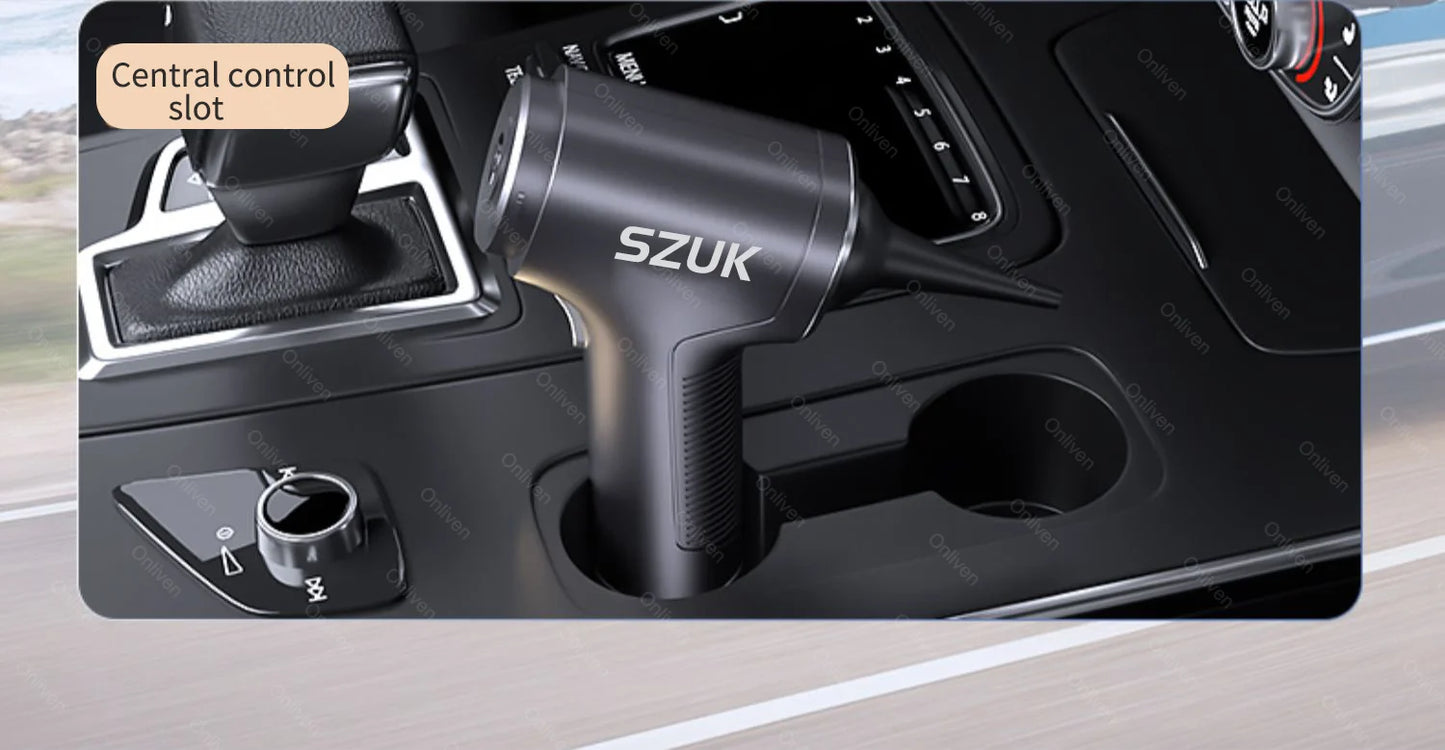 SZUK 98000PA Car Vacuum Cleaner Mini Powerful Cleaning Machine Strong Suction Handheld for Car  Wireless Portable Home Appliance