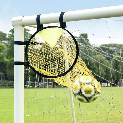 1/2pcs Football Target Net Foldable Football Training Net Easy to Attach and Detach Soccer Goal for Football Training Practice