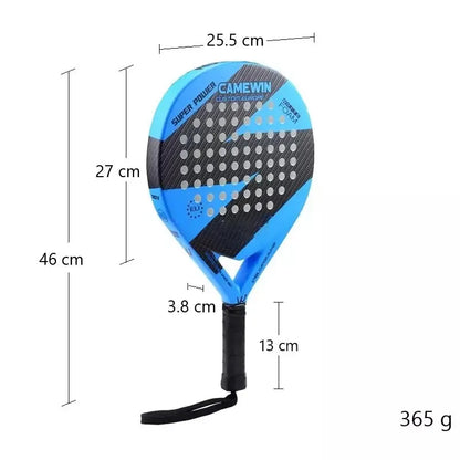 Kaiwei Blue and White Beach Appearance Beautiful Sports Board Tennis Racquet 50% Carbon Manufacturer Sales