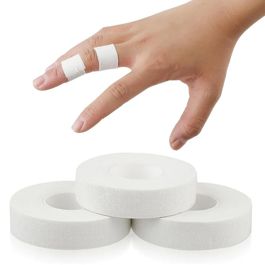 1/2/3 Rolls Finger Tape Skin-Friendly Fingers Athletic Sports Tape for Baseball Lacrosse Gymnastics Injury Wrap Protection