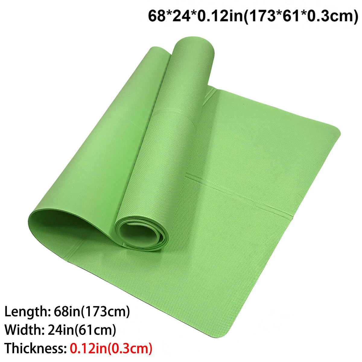 Foldable Yoga Mat Eco Friendly EVA Folding Travel Fitness Exercise Mat 3mm/4mm Thicknesses for Yoga Pilates & Floor Workouts