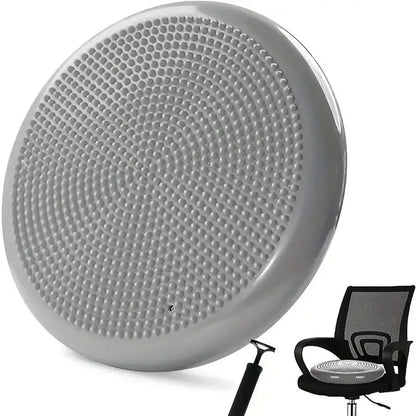 Balance Pad Yoga Massage Seat Cushion Thickened Explosion-Proof Balance Ball Inflatable Massage Seat Cushion Balance Plate