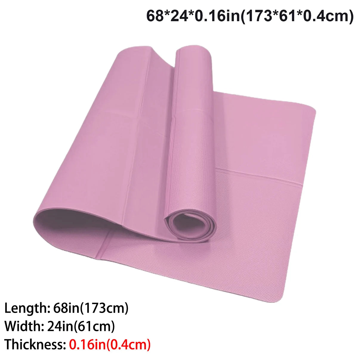 Foldable Yoga Mat Eco Friendly EVA Folding Travel Fitness Exercise Mat 3mm/4mm Thicknesses for Yoga Pilates & Floor Workouts