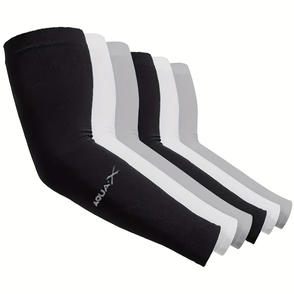 3 Pair of Breathable Sun Protection Sleeves - Breathable & UV Protective Gear for Sports, Driving, & Outdoor Adventures