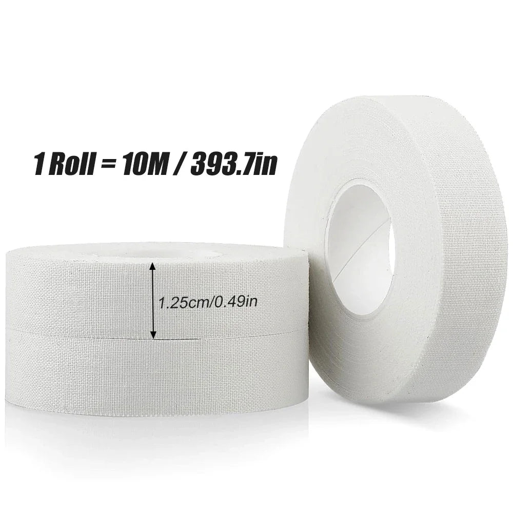 1/2/3 Rolls Finger Tape Skin-Friendly Fingers Athletic Sports Tape for Baseball Lacrosse Gymnastics Injury Wrap Protection