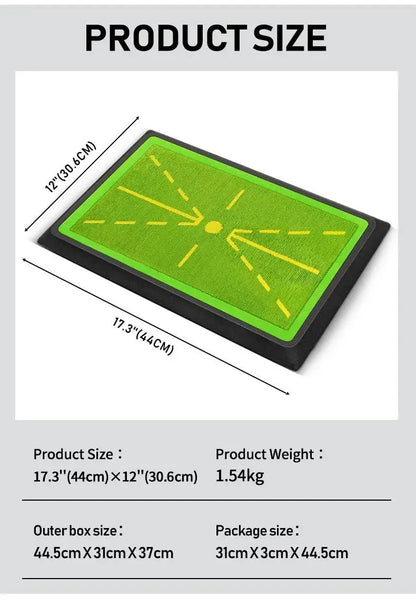 PGM Golf Strike Mat Bead Display Track Beginner Training Trace Detection Pad Swing Exerciser PM130-B